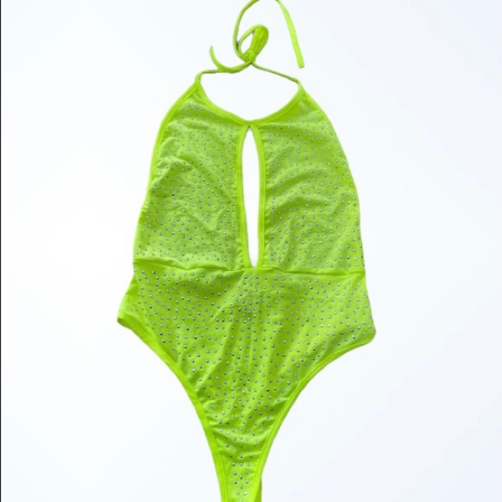 Rhinestone bathing suit